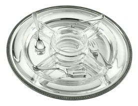 Schiavon, Impero accessories, Round hors d'oeuvre tray