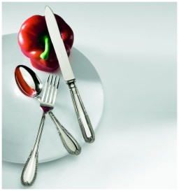 Schiavon, Impero cutlery, silver plated, Soup spoon