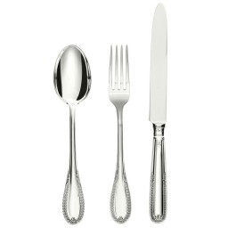 Schiavon, Impero cutlery, silver plated, Soup spoon