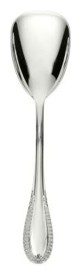 Schiavon, Impero cutlery, silver plated, 6 ice cream spoons with gift box