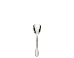 Schiavon, Impero cutlery, silver plated, 12 ice cream spoons with gift box