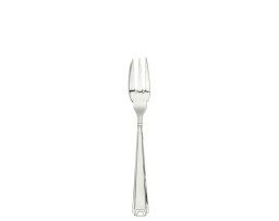 Schiavon, Deco' cutlery, silver plated, 12 dessert forks with gift box