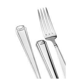 Schiavon, Deco' cutlery, silver plated, Carving fork