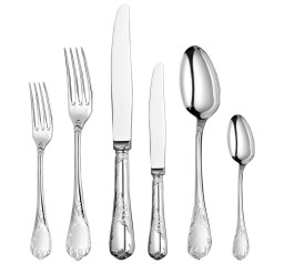 Christofle, Marly, silver plated, Carving fork