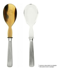 Schiavon, America cutlery, silver plated, Salad spoon