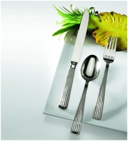 Schiavon, America cutlery, silver plated, Carving fork