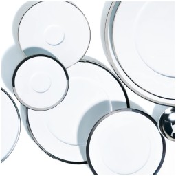 Sieger by Fürstenberg, Treasure Platinum, Breakfast rim plate