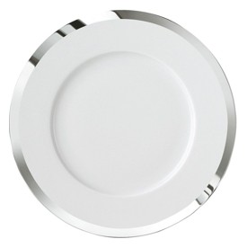 Sieger by Fürstenberg, Treasure Platinum, Bread and butter rim plate