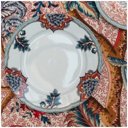 Bernardaud, Braquenié, Set of 4 assorted dinner plates