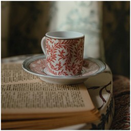 Bernardaud, Braquenié, Moka cup and saucer