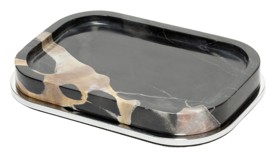 Giobagnara, Positano Marble Bathroom set, Rectangular mini valet tray