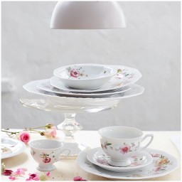 Rosenthal, Maria Pink Rose, 3 tier stand