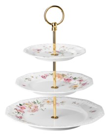 Rosenthal, Maria Pink Rose, 3 tier stand