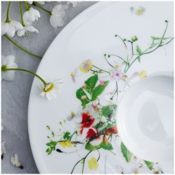 Rosenthal, Brillance Fleurs Sauvages, Breakfast rim plate