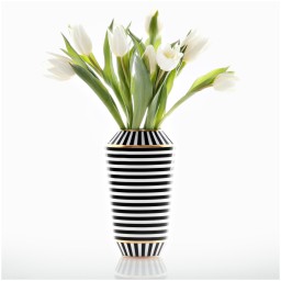 Sieger by Fürstenberg, Luna, Vase striped small