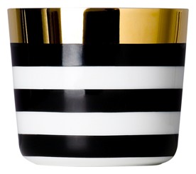 Sieger by Fürstenberg, Champagne goblets, Sip of Gold Ca` d`Oro cross stripes champagne goblet