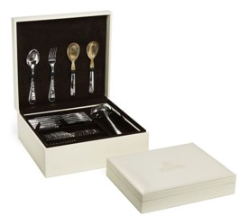 Schiavon, Cutlery packaging, Wooden box for 169 pieces