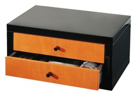 Robbe & Berking, Storage, Pearwood Cutlery chest for 40 Pieces