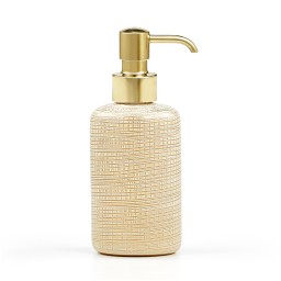 Labrazel, Woven gold, Pump dispenser - with unpl brs pump