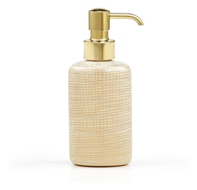 Labrazel, Woven gold, Pump dispenser - with unpl brs pump