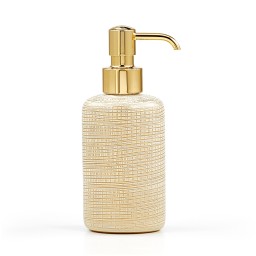 Labrazel, Woven gold, Pump dispenser - with unpl brs pump