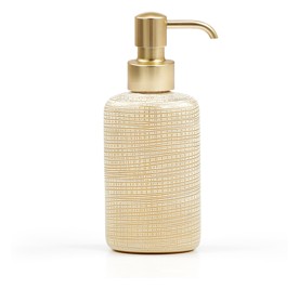 Labrazel, Woven gold, Pump dispenser - with mat brs pump