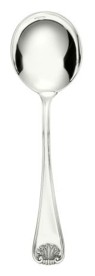 Schiavon, Conchiglia cutlery, silver plated, Soup spoon