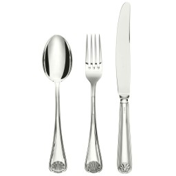 Schiavon, Conchiglia cutlery, silver plated, Soup spoon