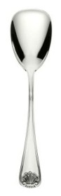 Schiavon, Conchiglia cutlery, silver plated, Ice cream spoon