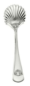 Schiavon, Conchiglia cutlery, silver plated, Bread tongs