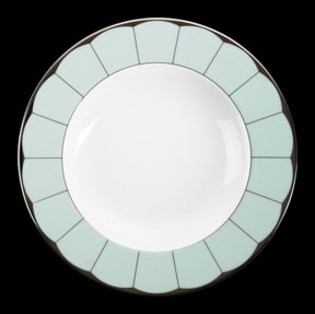Haviland, Illusion Menthe, Rim soup plate, medium