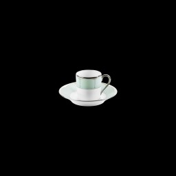 Haviland, Illusion Menthe, Espresso cup and saucer