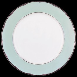 Haviland, Illusion Menthe, Flat round platter