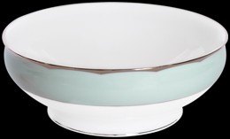 Haviland, Illusion Menthe, Large salad bowl