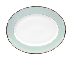 Haviland, Illusion Menthe, Oval platter