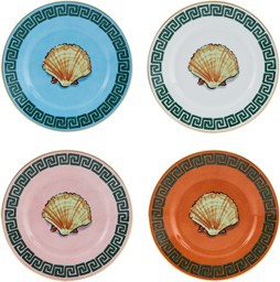 Ginori 1735, Il viaggio di Nettuno, Set of 4 bread plates