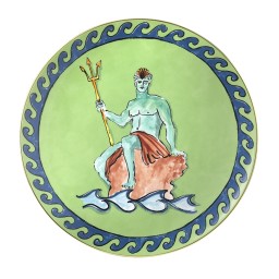 Ginori 1735, Il viaggio di Nettuno, Presentation plate