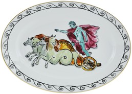 Ginori 1735, Il viaggio di Nettuno, Oval platter Chariot