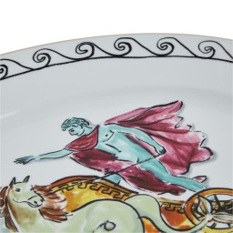 Ginori 1735, Il viaggio di Nettuno, Oval platter Chariot