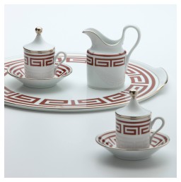 Ginori 1735, Labirinto, Set of 2 espresso saucers