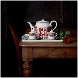 Ginori 1735, Labirinto, Set of 2 espresso cups and saucers