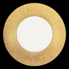 Haviland, Infini gold, Presentation plate