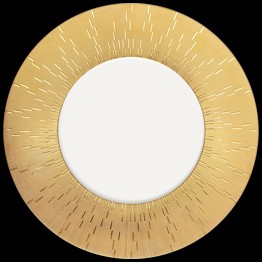 Haviland, Infini gold, Presentation plate