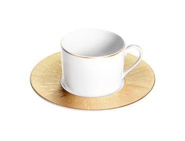 Haviland, Infini gold, Teacup and saucer