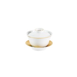 Haviland, Infini gold, Chinese teacup and saucer