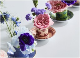 Ginori 1735, Oriente Italiano, Set of 2 espresso cups and saucers