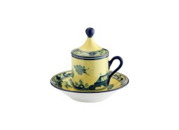 Ginori 1735, Oriente Italiano, Set of 2 espresso cups and saucers