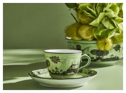 Ginori 1735, Oriente Italiano, Set of 2 espresso saucers