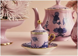 Ginori 1735, Oriente Italiano, Set of 2 espresso cups and saucers