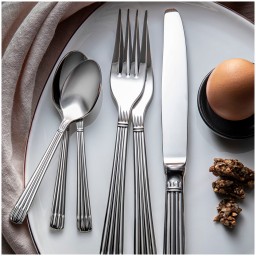 Christofle, Osiris cutlery, stainless steel, Serving spoon